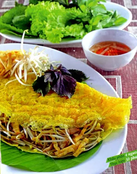 [Chế biến] – Bánh xèo ăn thật ngon