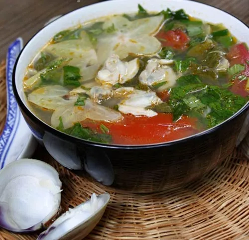 [Chế biến] – Canh khế nấu nghêu