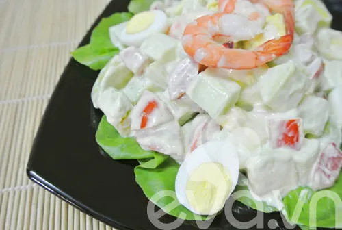 [Chế biến] – Salad tôm bơ