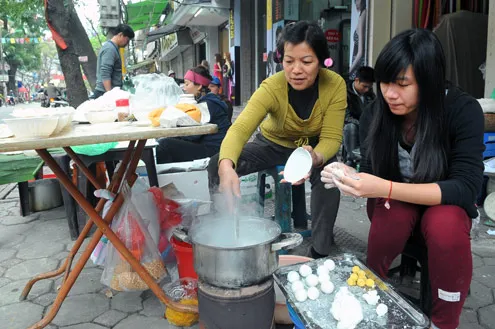 [Chế biến]- Tết Hàn thực, thêm bánh chay nhân lạc