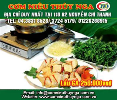 Cơm niêu Thúy Nga – Ẩm thực tinh tế trong lòng HN.