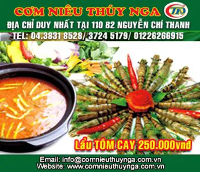 Cơm niêu Thúy Nga – Ẩm thực tinh tế trong lòng HN.