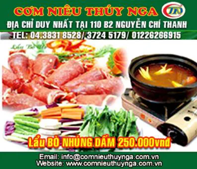 Cơm niêu Thúy Nga – Ẩm thực tinh tế trong lòng HN.