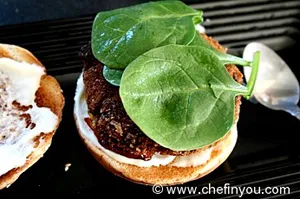 Công thức bánh hamburger bằng đậu phụ