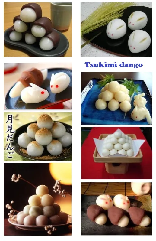 Dango – chiếc bánh trung thu dễ thương của Nhật Bản