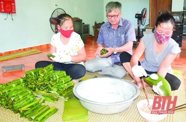 Dẻo thơm bánh lá răng bừa