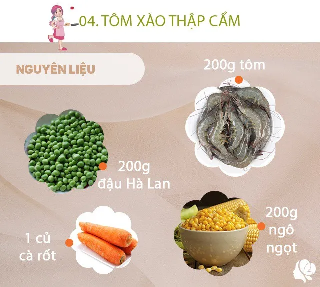 Hôm nay ăn gì: Bữa cơm vừa ngon lại dễ ăn, thanh mát cho chiều 1-5