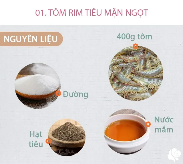 Hôm nay nấu gì: Cơm tối chuẩn mùa hè, nhìn chỉ muốn ăn hết sạch