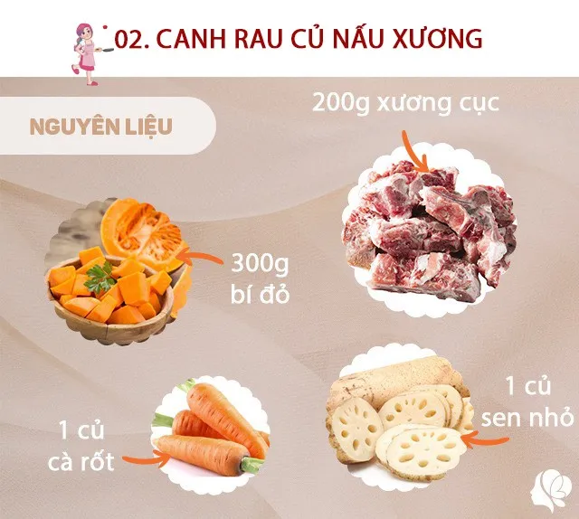 Hôm nay nấu gì: Cơm tối ngày lạnh có 3 món nóng hổi, ăn rất hợp