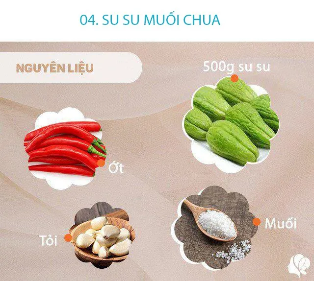 Hôm nay nấu gì: Thực đơn 4 món dễ nấu, ngon miệng ngày nắng nóng