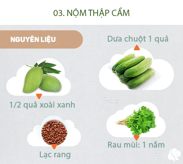 Hôm nay nấu gì: Thực đơn 4 món dễ nấu, ngon miệng ngày nắng nóng