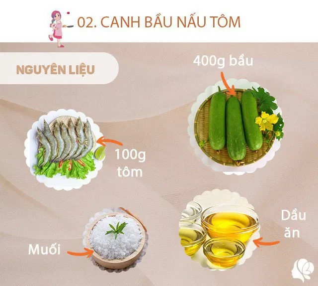 Hôm nay nấu gì: Thực đơn hấp dẫn ngày mát trời