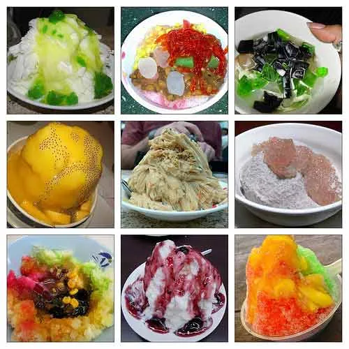 Ice kachang – món tráng miệng mát ngọt lịm