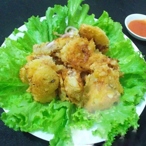 Mực chiên bơ