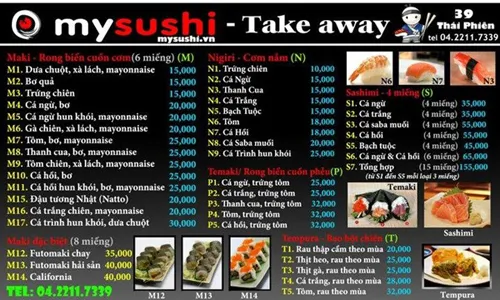 Mysushi – Đã rẻ nay còn rẻ hơn