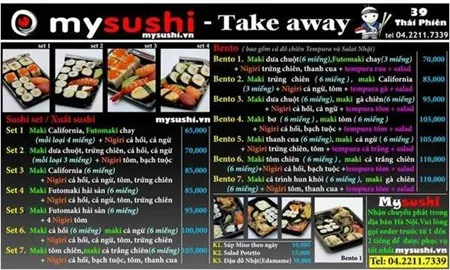 Mysushi – Đã rẻ nay còn rẻ hơn