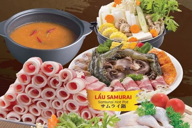 Samurai BBQ – buffet lẩu nướng mang tinh thần võ sĩ đạo