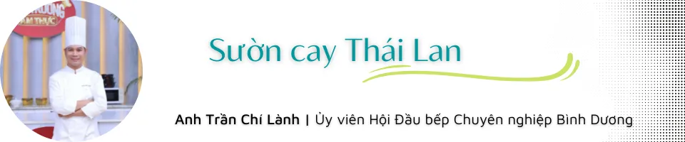 Sườn cay Thái Lan, món ngon với cách nấu đơn giản