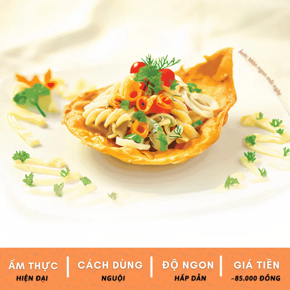 Trưa nay ăn gì: Salad nui cá hồi, món ngon dinh dưỡng cho bữa trưa thanh đạm